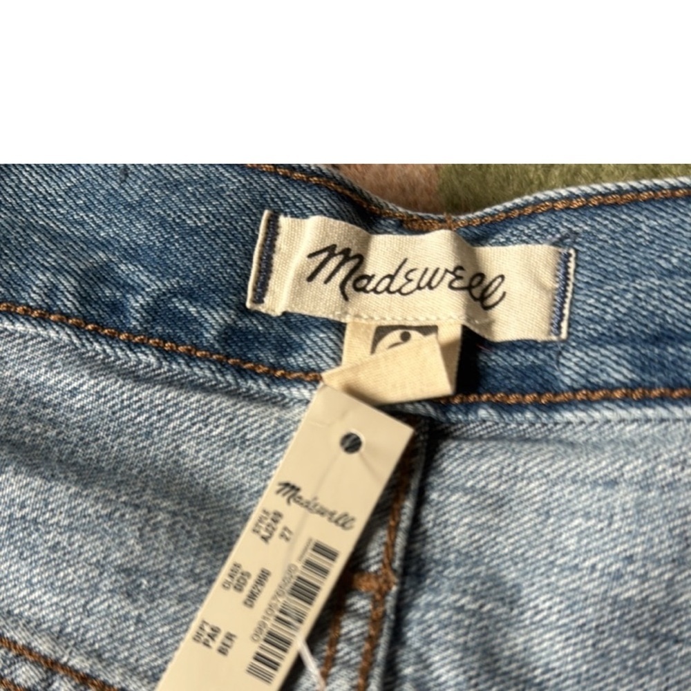 NWT Madewell the perfect Jean high rise ram hem short size 27 - Picture 11 of 12